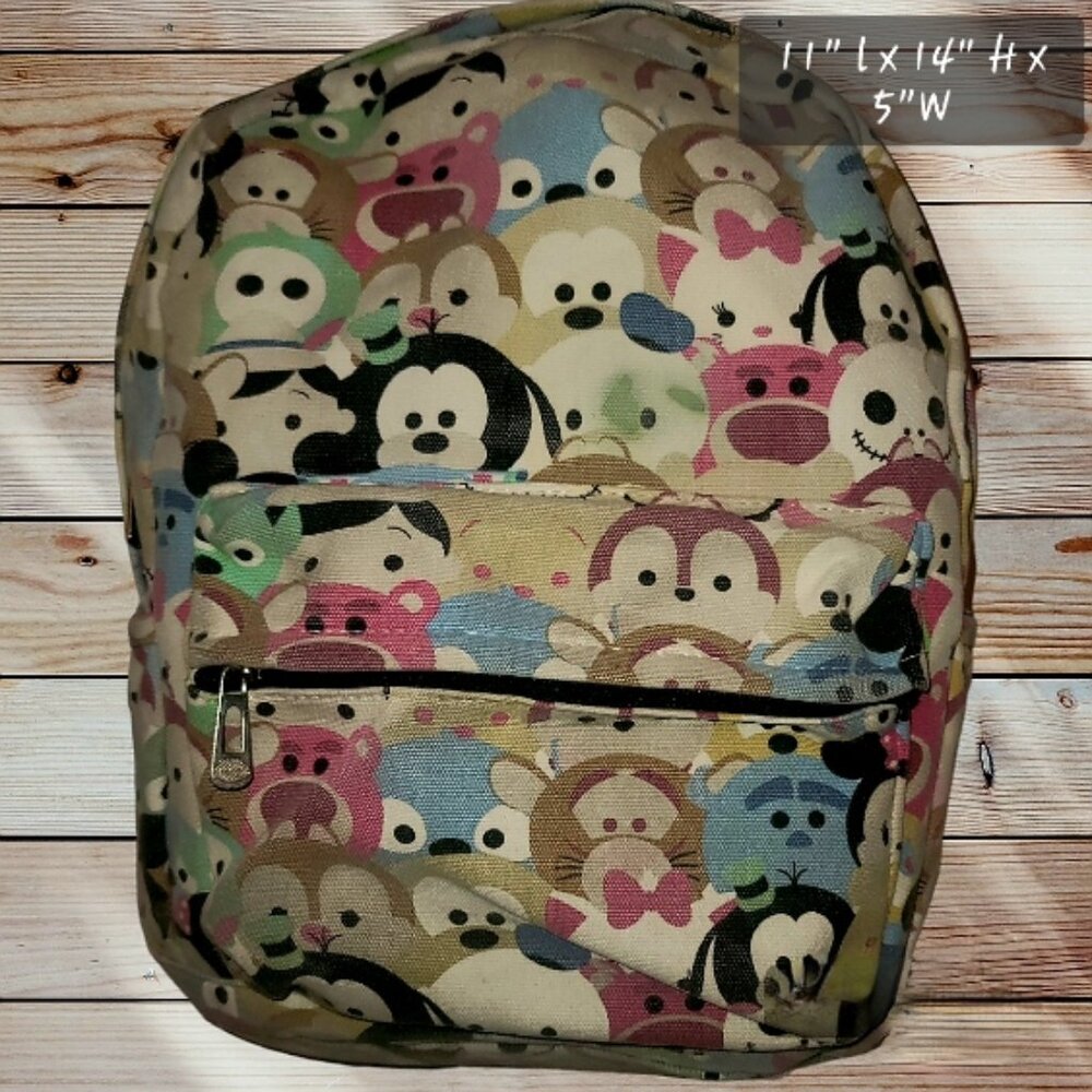 Disney TSUM TSUM Backpack - All Over Print White